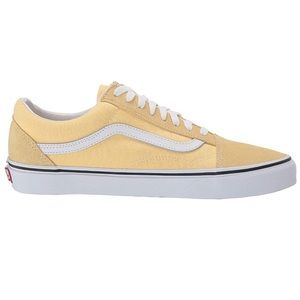 Vans Old School Skater Shoe / Sneaker in Seasonal Golden Haze Yellow True White